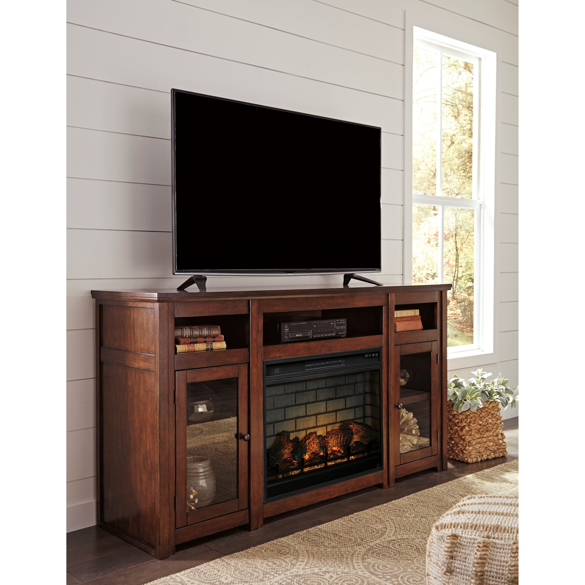 Ashley Signature Design Harpan W797W2 Transitional Extra Large TV Stand